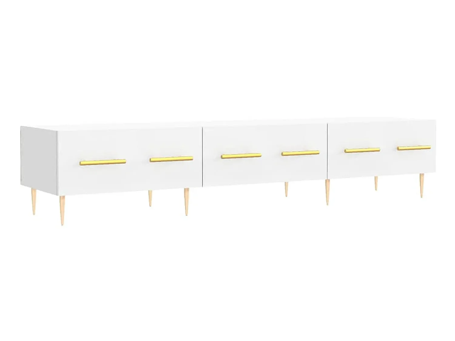 Móvel De Tv* Móvel de TV 150x36x30 cm derivados de madeira PT347735 Branco