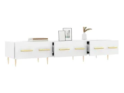 Móvel De Tv* Móvel de TV 150x36x30 cm derivados de madeira PT347735 Branco