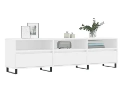 Móvel De Tv* Móvel de TV 150x30x44,5 cm derivados de madeira PT538480 Branco