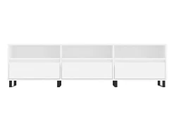 Móvel De Tv* Móvel de TV 150x30x44,5 cm derivados de madeira PT538480 Branco