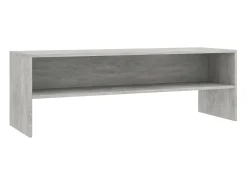 Móvel De Tv* Móvel de TV 120x40x40 cm derivados de madeira cimento PT298939 Cinzento