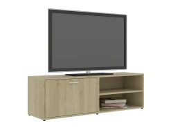 Móvel De Tv| Móvel de TV 120x34x37 cm derivados de madeira carvalho sonoma PT634853 Castanho