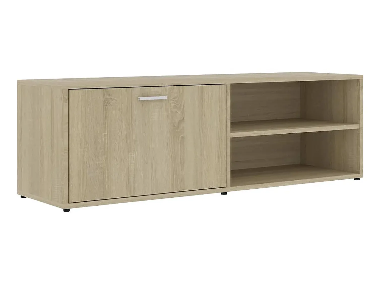 Móvel De Tv| Móvel de TV 120x34x37 cm derivados de madeira carvalho sonoma PT634853 Castanho