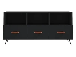 Móvel De Tv| Móvel de TV 102x36x50 cm derivados de madeira PT743607 Preto