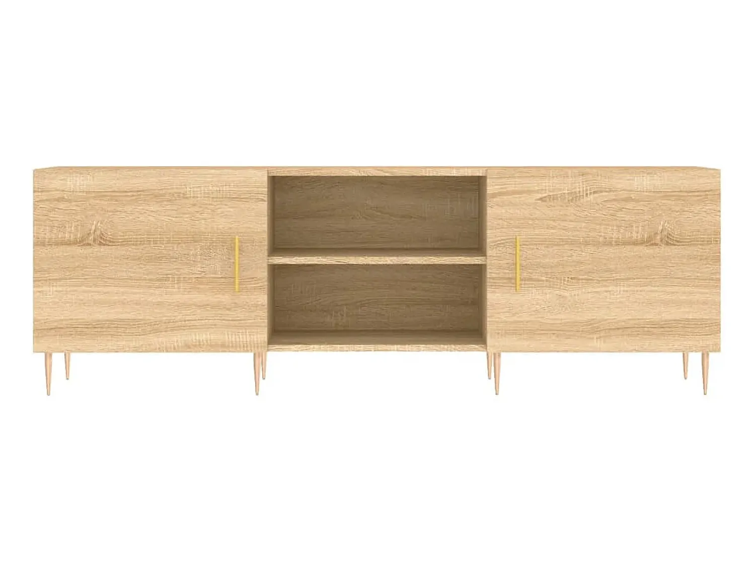 Móvel De Tv* Móvel de TV 150x30x50 cm derivados de madeira carvalho sonoma PT903636 Castanho