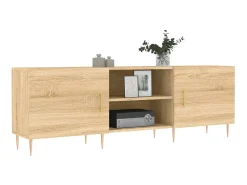 Móvel De Tv* Móvel de TV 150x30x50 cm derivados de madeira carvalho sonoma PT903636 Castanho
