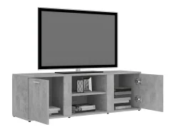 Clearance vidaxl Móvel de TV 120x34x37 cm derivados de madeira cimento Cinzento