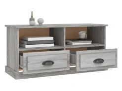 Outlet Móvel de TV 93x35,5x45 cm derivados de madeira sonoma PT736326 Cinzento
