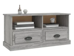 Outlet Móvel de TV 93x35,5x45 cm derivados de madeira sonoma PT736326 Cinzento