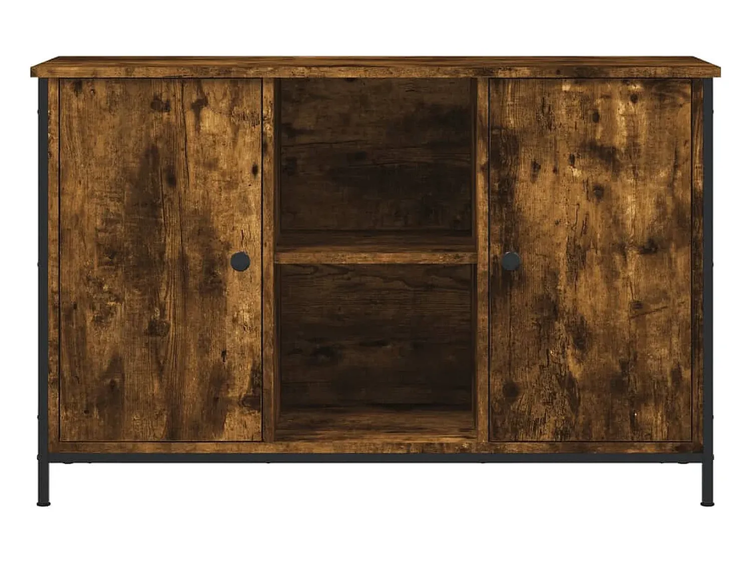 vidaxl Móvel de TV 100x35x65 cm derivados de madeira carvalho fumado^ Móvel De Tv