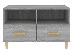 Móvel De Tv|vidaxl Móvel de TV 80x36x50 cm derivados de madeira sonoma Cinzento