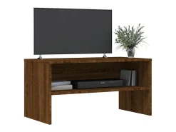 Móvel De Tv| Móvel de TV 80x40x40 cm derivados de madeira carvalho PT359530 Castanho