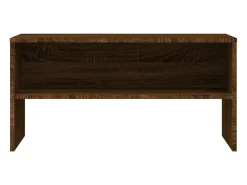 Móvel De Tv| Móvel de TV 80x40x40 cm derivados de madeira carvalho PT359530 Castanho