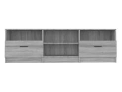 Móvel De Tv* Móvel de TV 150x33,5x45 cm derivados de madeira sonoma PT409800 Cinzento