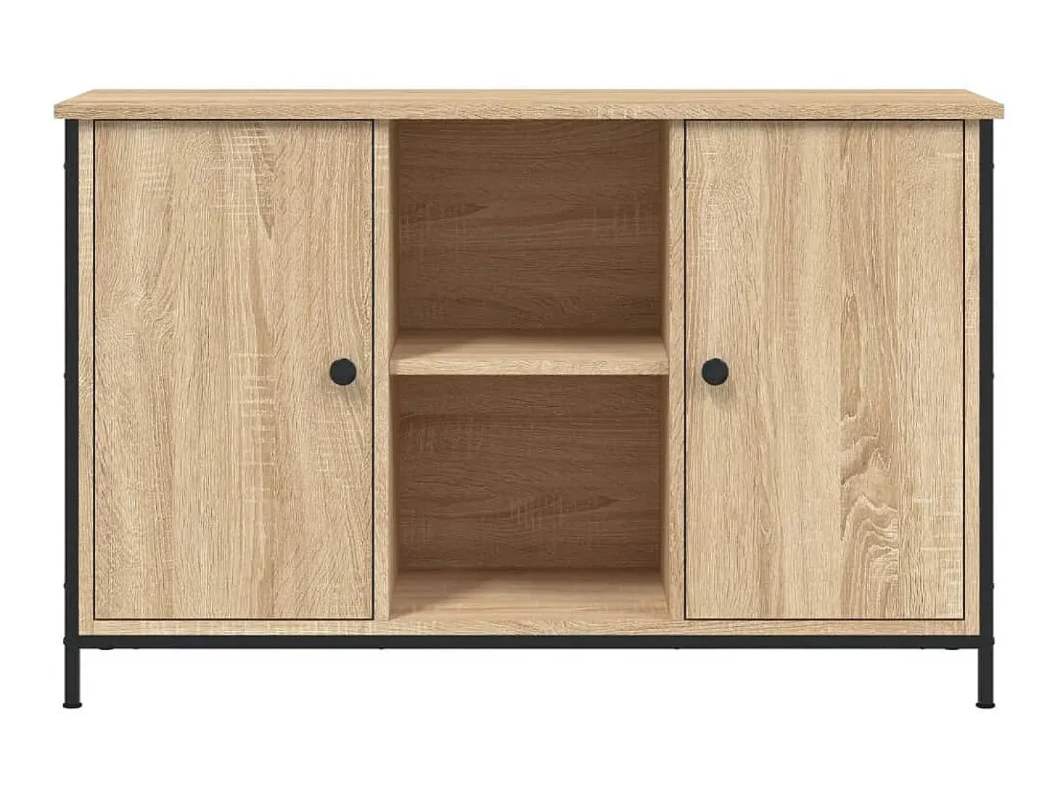 Móvel De Tv* Móvel de TV 100x35x65 cm derivados de madeira carvalho sonoma PT219260 Castanho