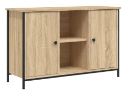 Móvel De Tv* Móvel de TV 100x35x65 cm derivados de madeira carvalho sonoma PT219260 Castanho