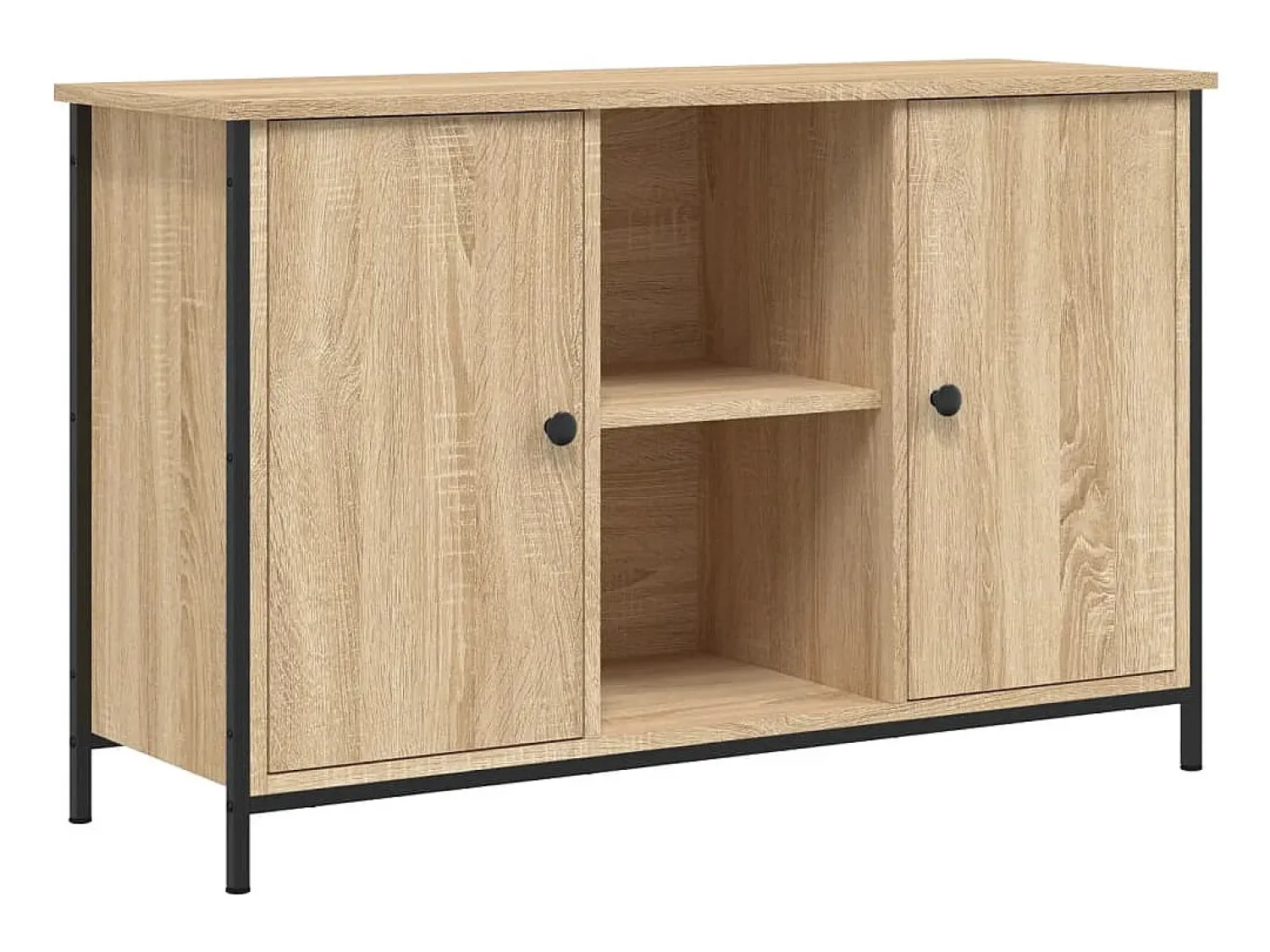 Móvel De Tv* Móvel de TV 100x35x65 cm derivados de madeira carvalho sonoma PT219260 Castanho