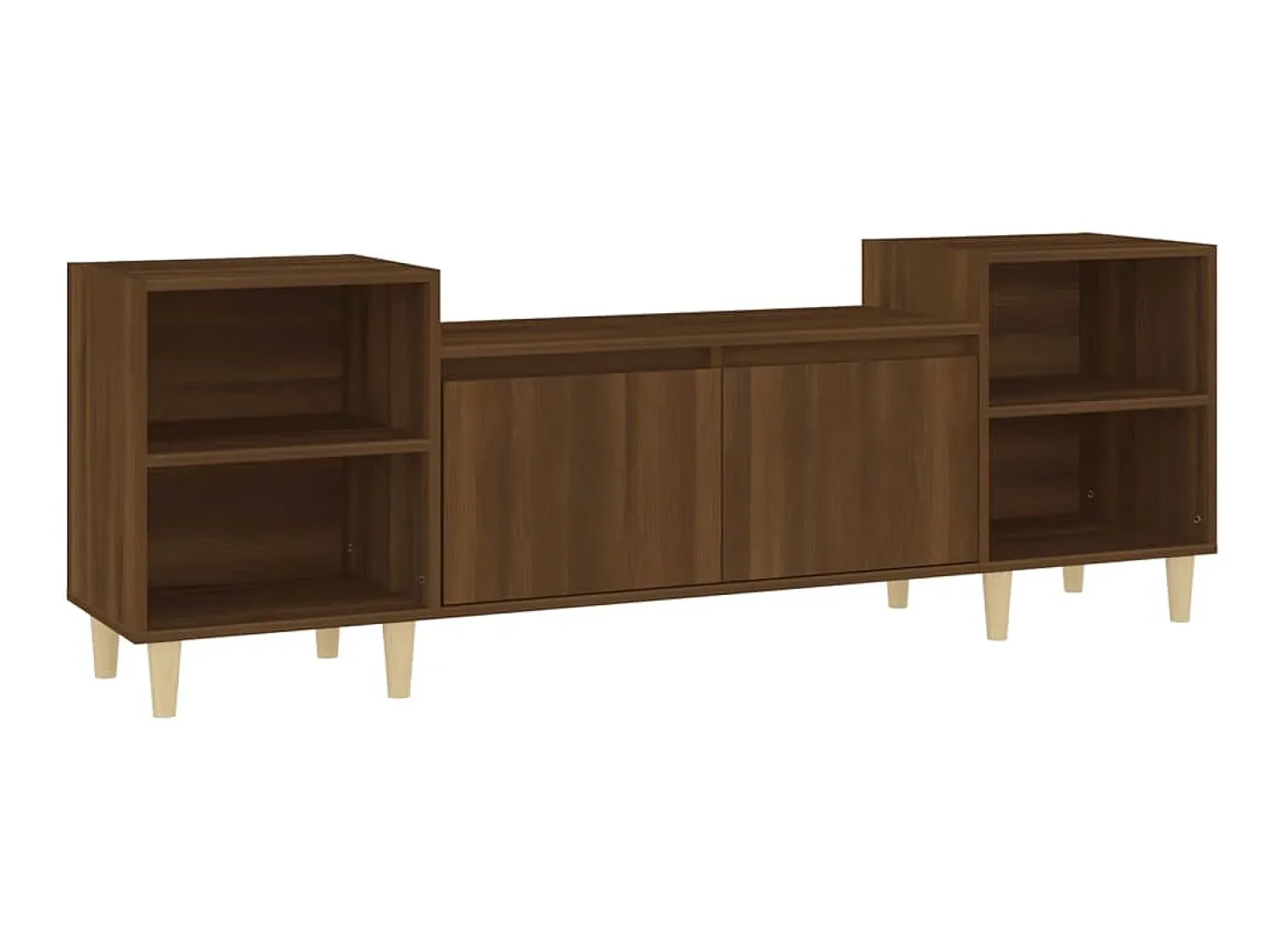 Móvel de TV 160x35x55 cm derivados de madeira carvalho PT643265^ Móvel De Tv