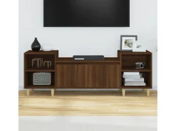 Móvel de TV 160x35x55 cm derivados de madeira carvalho PT643265^ Móvel De Tv