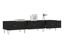 Móvel De Tv| Móvel de TV 80x36x50 cm derivados de madeira PT120001 Preto