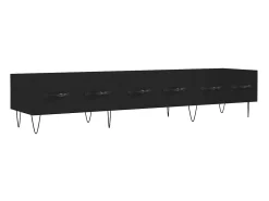 Móvel De Tv| Móvel de TV 80x36x50 cm derivados de madeira PT120001 Preto