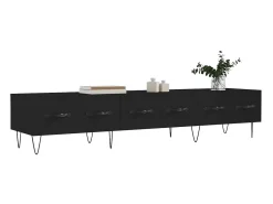 Móvel De Tv| Móvel de TV 80x36x50 cm derivados de madeira PT120001 Preto