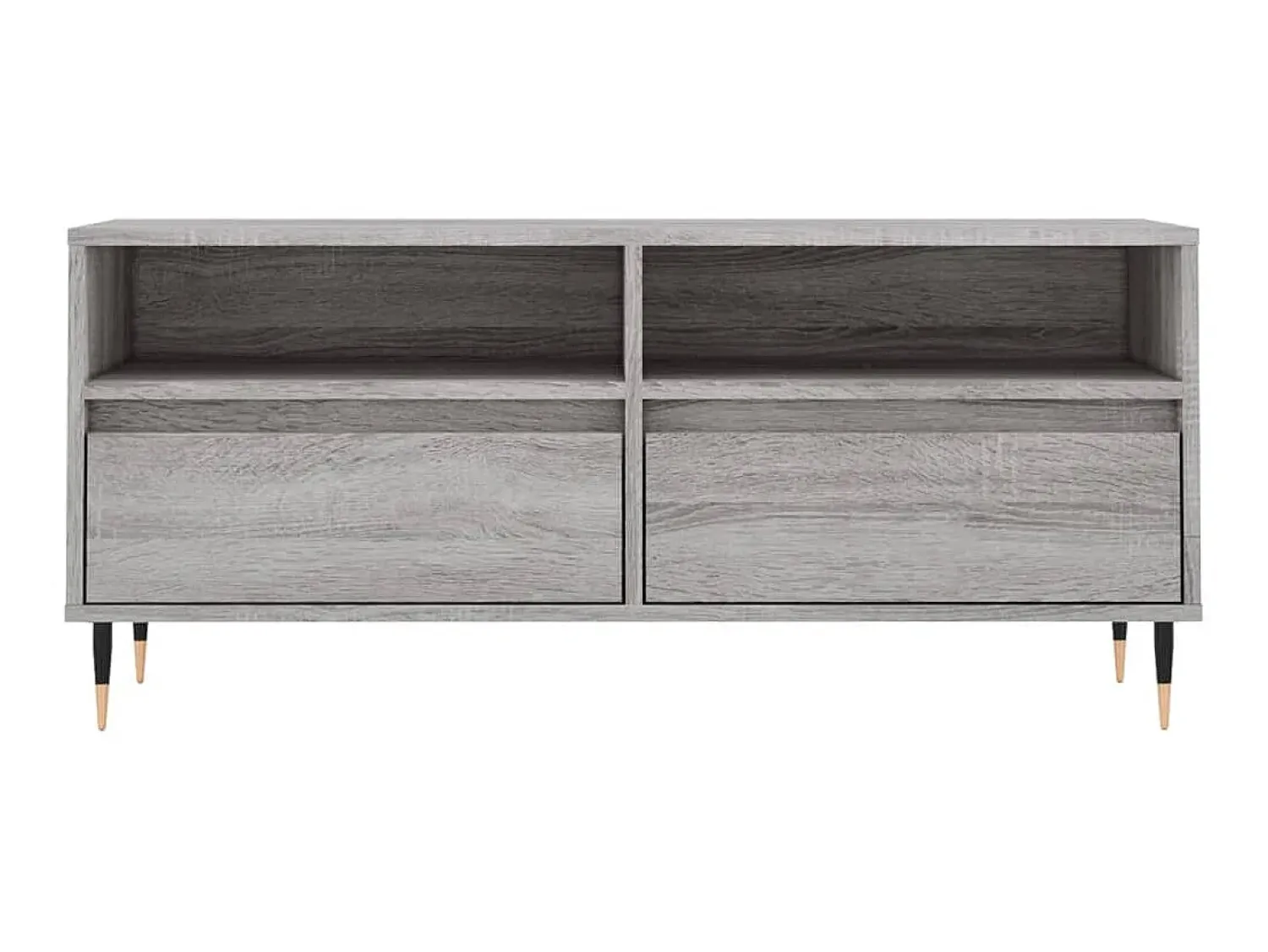 Móvel De Tv| Móvel de TV 100x34,5x44,5 cm derivados madeira sonoma PT115647 Cinzento