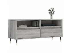 Móvel De Tv| Móvel de TV 100x34,5x44,5 cm derivados madeira sonoma PT115647 Cinzento