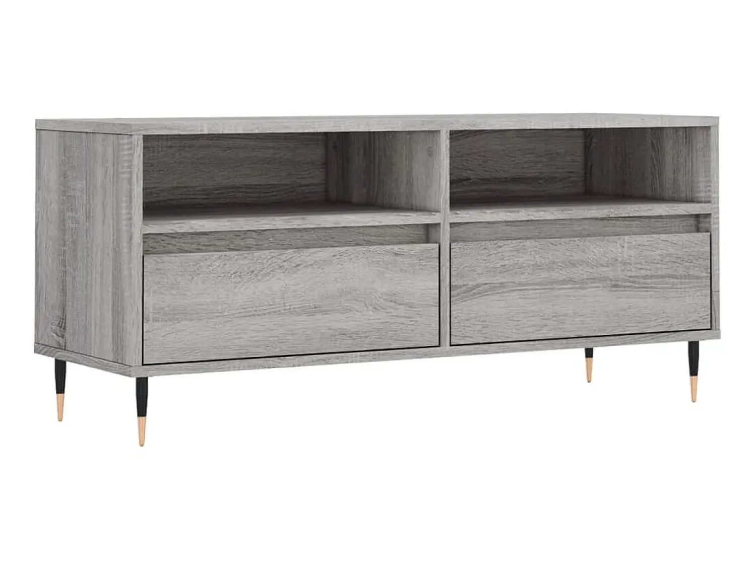 Móvel De Tv| Móvel de TV 100x34,5x44,5 cm derivados madeira sonoma PT115647 Cinzento