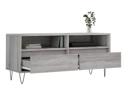 Móvel De Tv| Móvel de TV 100x34,5x44,5 cm derivados madeira sonoma PT825929 Cinzento