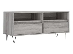 Móvel De Tv| Móvel de TV 100x34,5x44,5 cm derivados madeira sonoma PT825929 Cinzento
