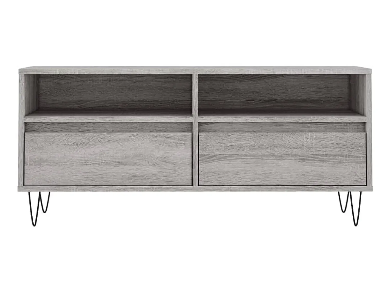Móvel De Tv| Móvel de TV 100x34,5x44,5 cm derivados madeira sonoma PT825929 Cinzento