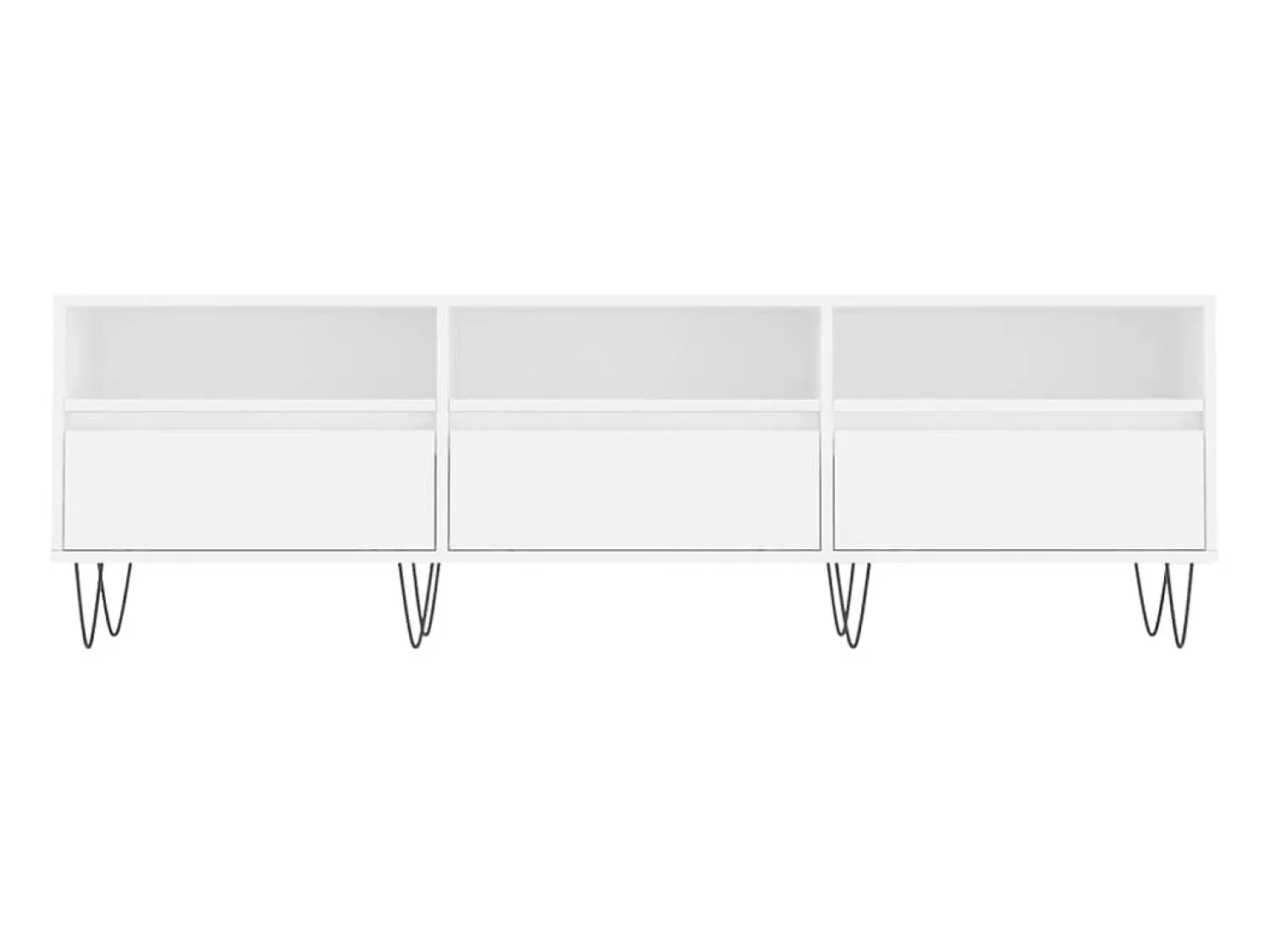 Best Móvel de TV 150x30x44,5 cm derivados de madeira PT304730 Branco
