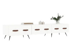 Móvel De Tv| Móvel de TV 150x36x30 cm derivados de madeira PT899143 Branco