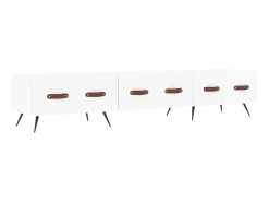 Móvel De Tv| Móvel de TV 150x36x30 cm derivados de madeira PT899143 Branco