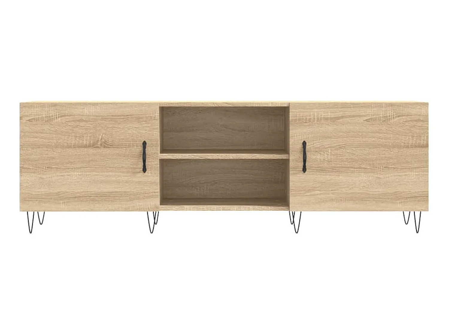 Móvel De Tv* Móvel de TV 150x30x50 cm derivados de madeira carvalho sonoma PT753882 Castanho