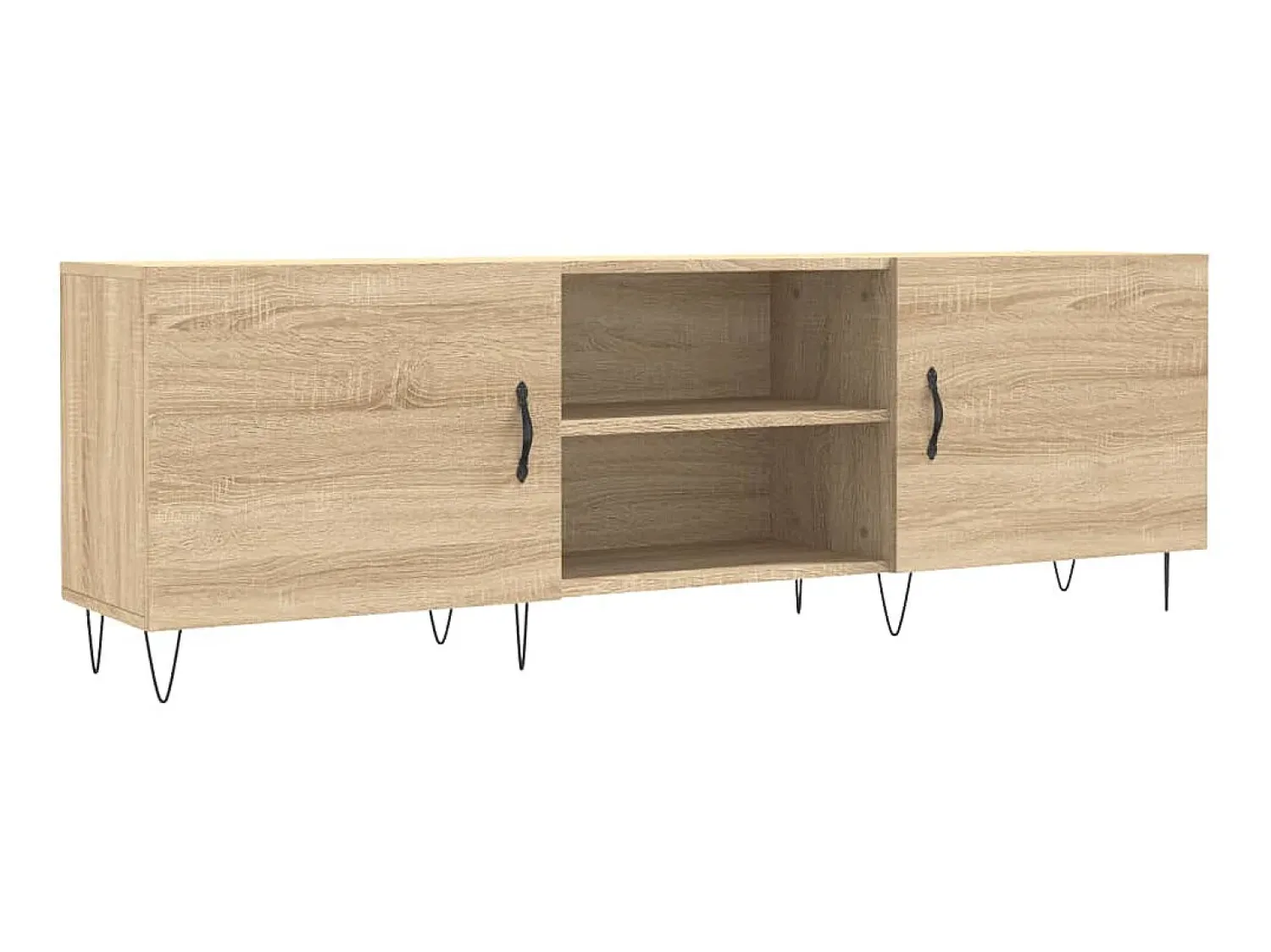 Móvel De Tv* Móvel de TV 150x30x50 cm derivados de madeira carvalho sonoma PT753882 Castanho