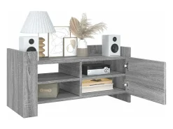 Móvel De Tv| Móvel de TV 80x35x40 cm derivados de madeira sonoma PT787896 Cinzento