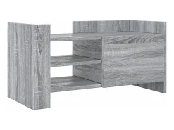 Móvel De Tv| Móvel de TV 80x35x40 cm derivados de madeira sonoma PT787896 Cinzento