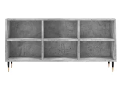 Discount Móvel de TV 103,5x30x50 cm derivados madeira cimento PT357311 Cinzento