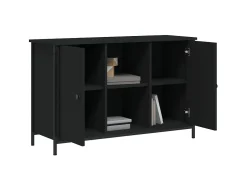 Móvel De Tv| Móvel de TV 100x35x65 cm derivados de madeira PT705524 Preto