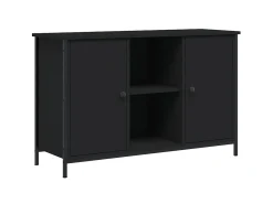 Móvel De Tv| Móvel de TV 100x35x65 cm derivados de madeira PT705524 Preto
