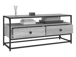 Móvel De Tv* Móvel de TV 100x35x45 cm derivados de madeira sonoma PT564814 Cinzento
