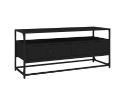 Móvel De Tv| Móvel de TV 100x35x45 cm derivados de madeira PT380161 Preto