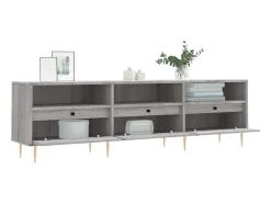 Móvel de TV 150x30x44,5 cm derivados de madeira sonoma PT520217^ Móvel De Tv