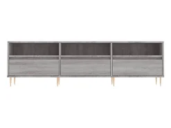 Móvel de TV 150x30x44,5 cm derivados de madeira sonoma PT520217^ Móvel De Tv
