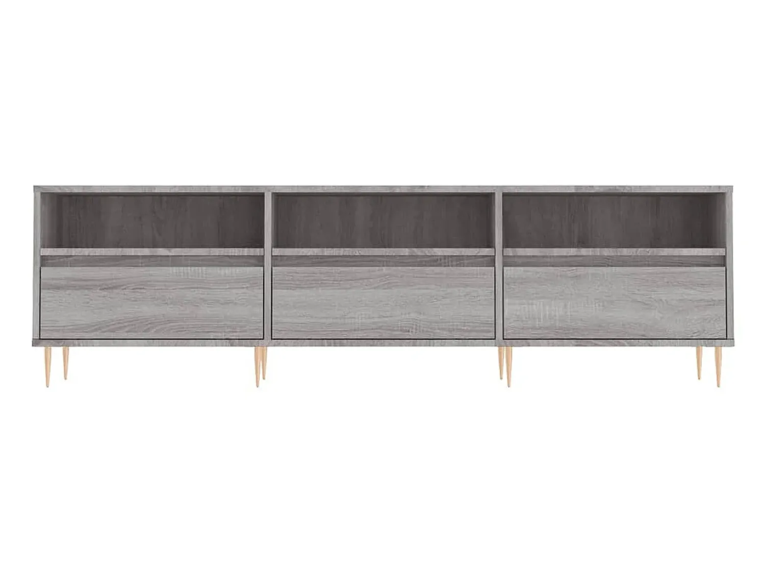 Móvel de TV 150x30x44,5 cm derivados de madeira sonoma PT520217^ Móvel De Tv