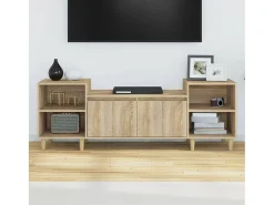 Móvel de TV 160x35x55 cm derivados de madeira carvalho sonoma PT780100^ Móvel De Tv