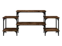 Móvel De Tv* Móvel de TV 117x35x52 cm derivados de madeira carvalho fumado PT752893 Castanho