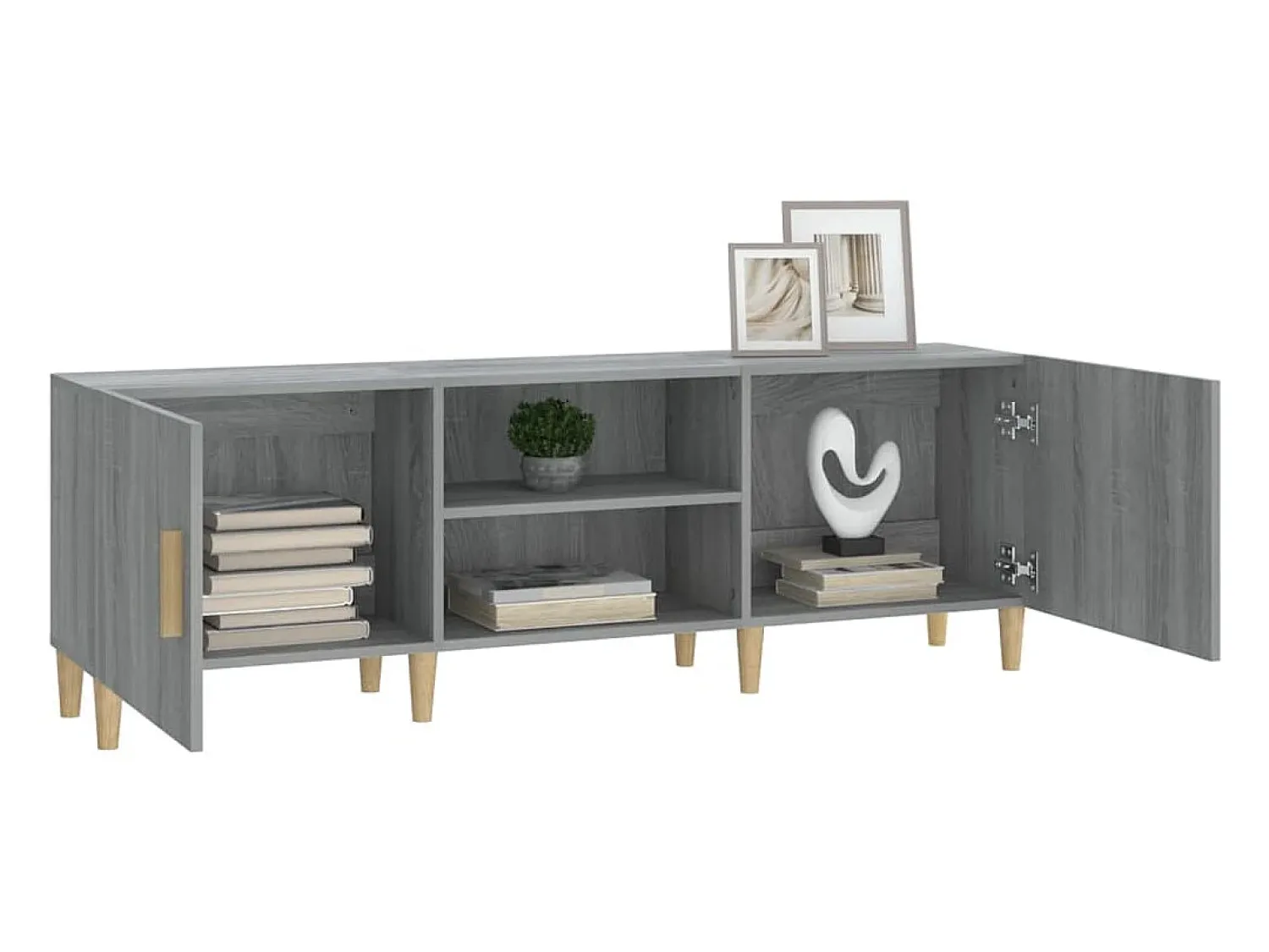 vidaxl Móvel de TV 150x30x50 cm derivados de madeira sonoma^ Móvel De Tv
